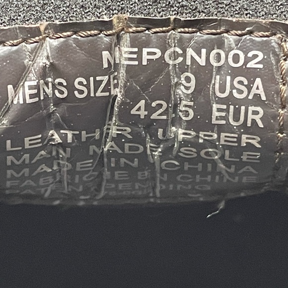 LUGZ Black Leather Chukka Boots Size 9 - Picture 10 of 10